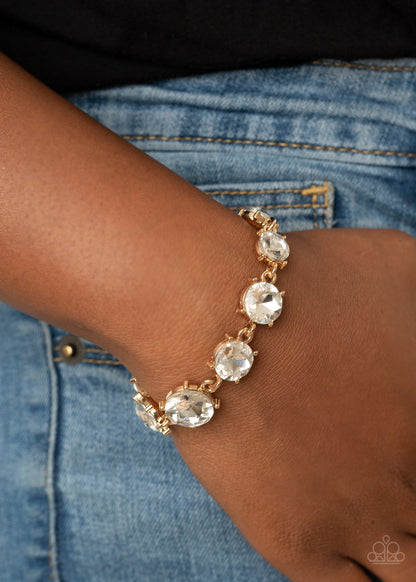 Paparazzi Bracelet - Cant Believe My ICE - Gold