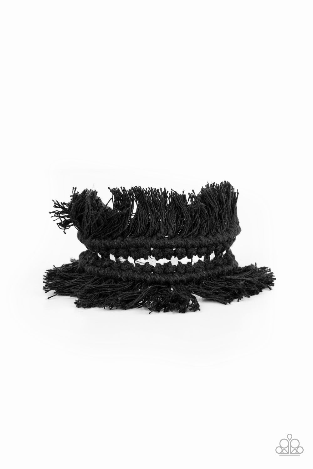 Paparazzi Bracelet - Homespun Hardware - Black