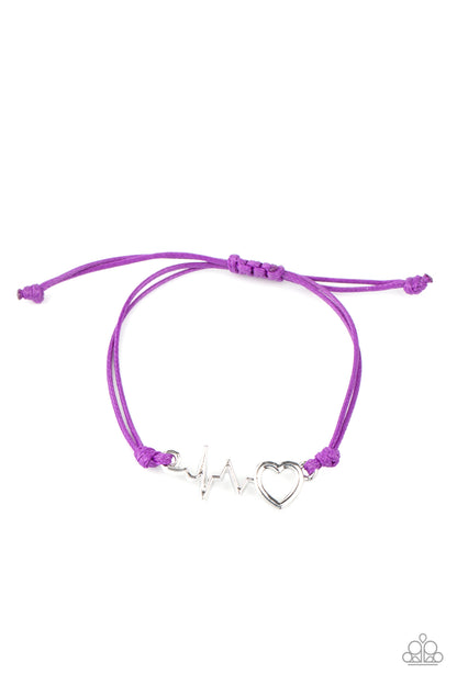 Paparazzi Bracelet - Cardiac Couture - Purple