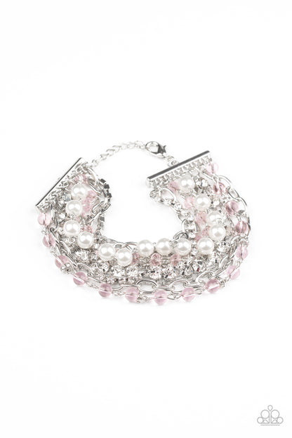 Paparazzi Bracelet - Heiress Hustle - Pink