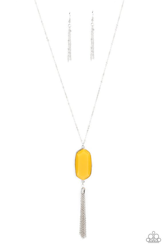 Paparazzi Necklace - Got A Good Thing GLOWING - Yellow