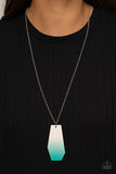 Paparazzi Necklace - Watercolor Skies - Blue