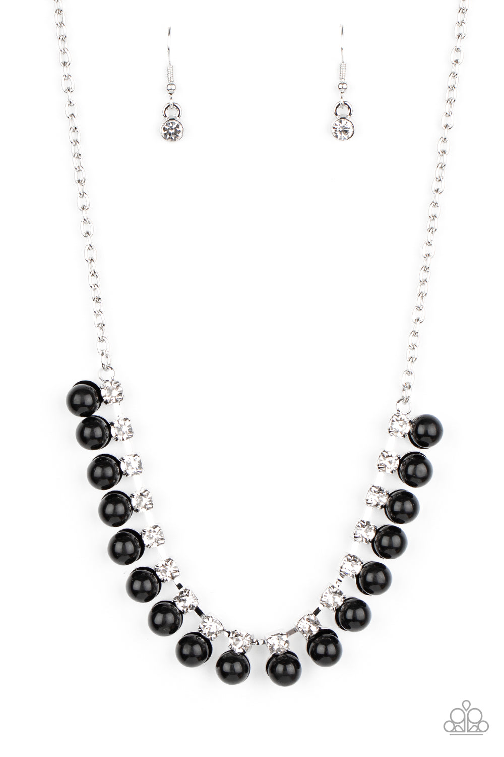 Paparazzi Necklace - Frozen in TIMELESS - Black