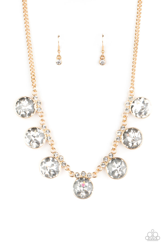 Paparazzi Necklace - GLOW-Getter Glamour - Gold