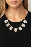 Paparazzi Necklace - GLOW-Getter Glamour - Gold