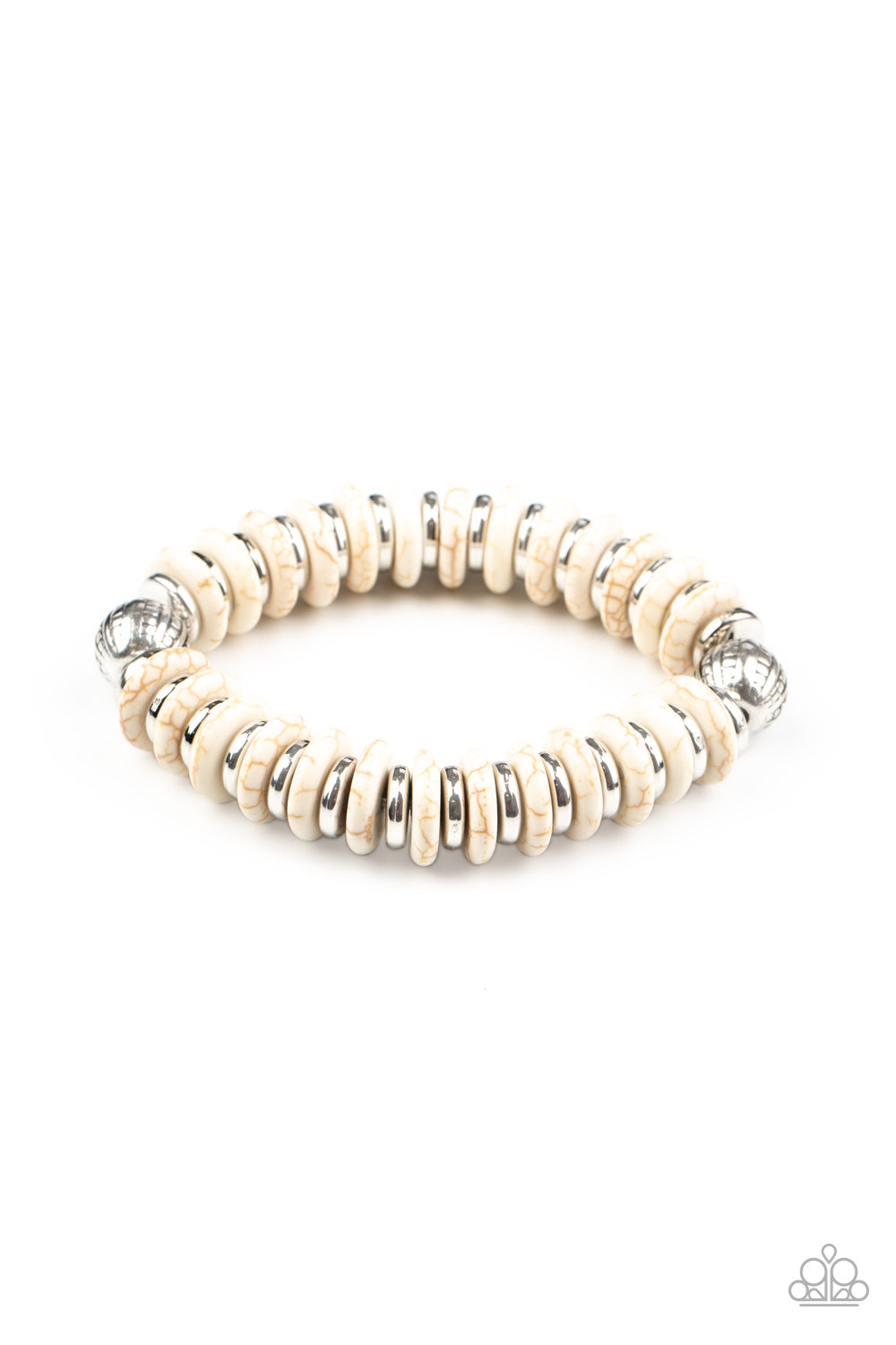 Paparazzi Bracelet - Eco Experience - White