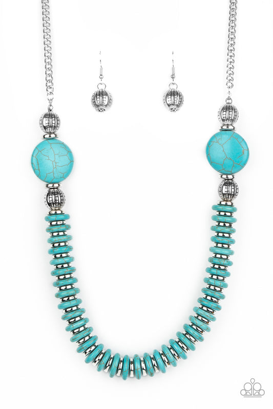 Paparazzi Necklace - Desert Revival - Blue