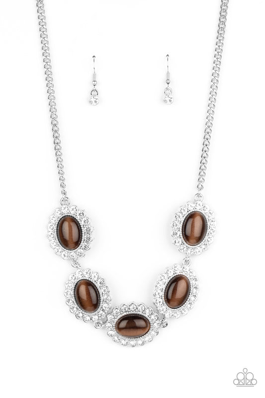 Paparazzi Necklace - A DIVA-ttitude Adjustment - Brown