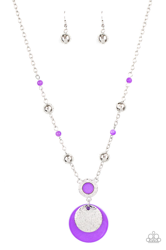 Paparazzi Necklace - SEA The Sights - Purple