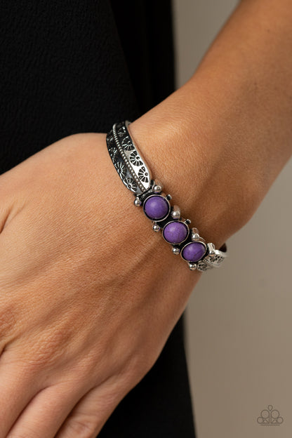 Paparazzi Bracelet - Mojave Glyphs - Purple