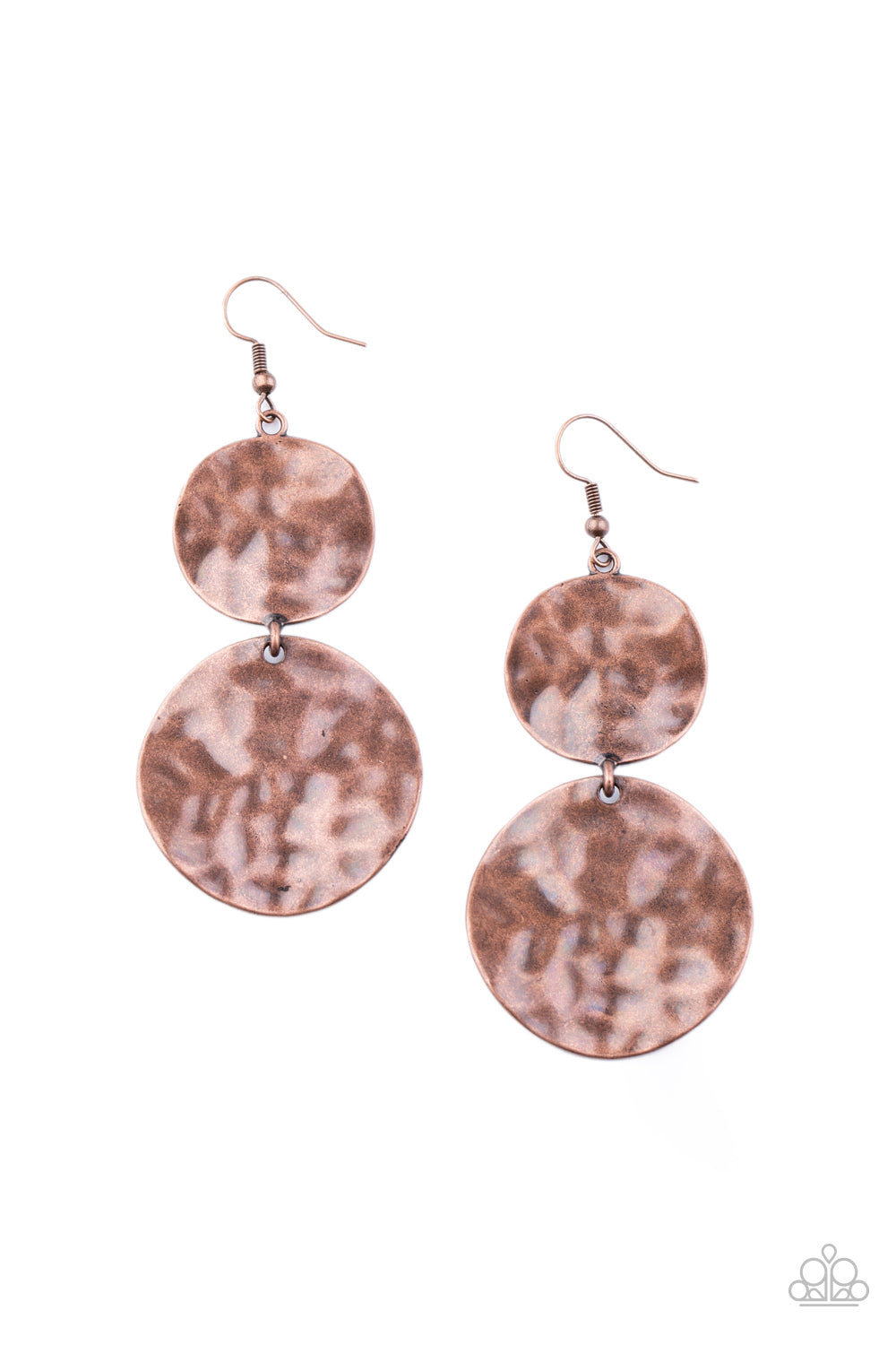 Paparazzi Earrings - HARDWARE-Headed - Copper