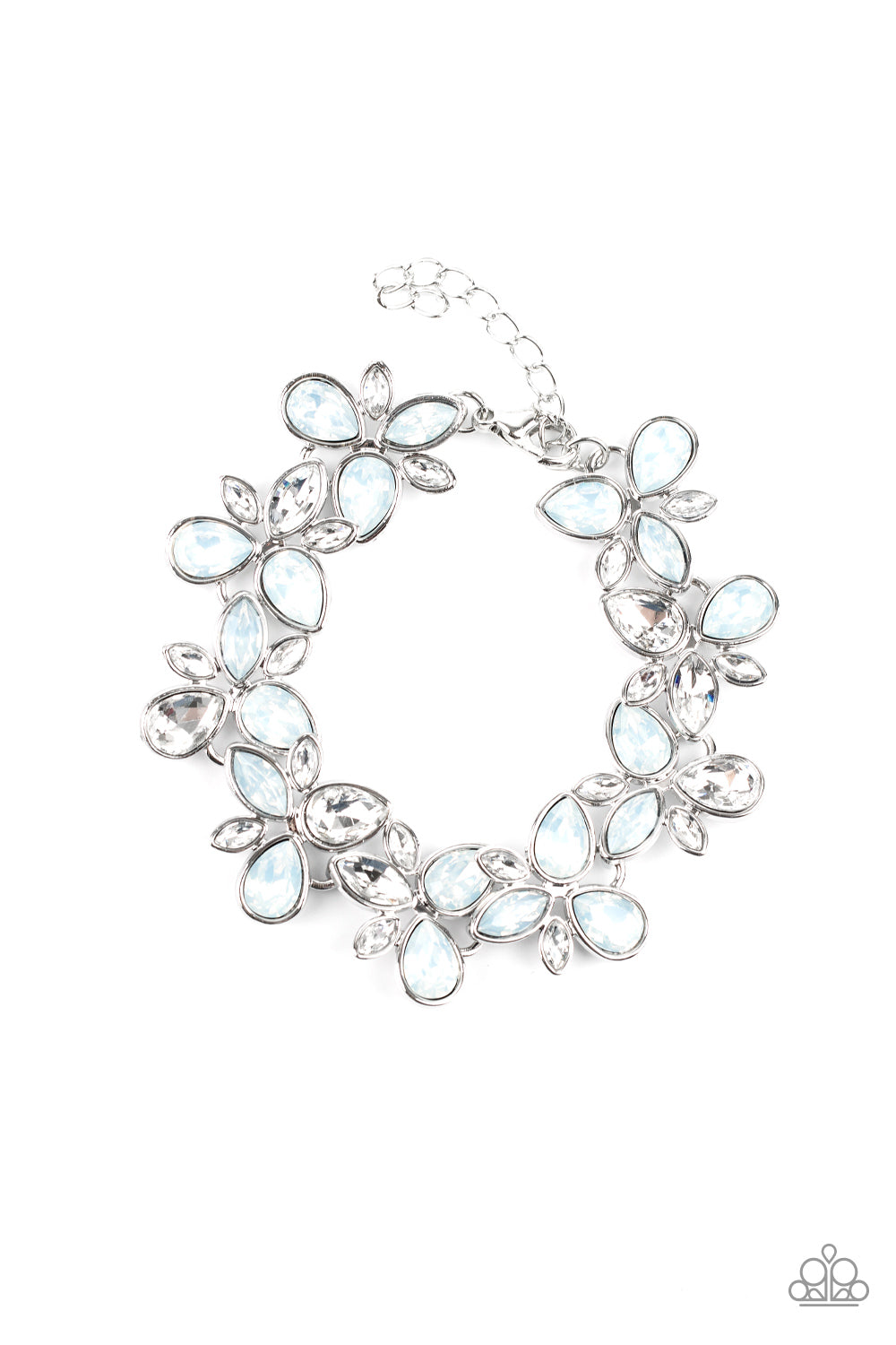 Paparazzi Bracelet - Ice Garden - White