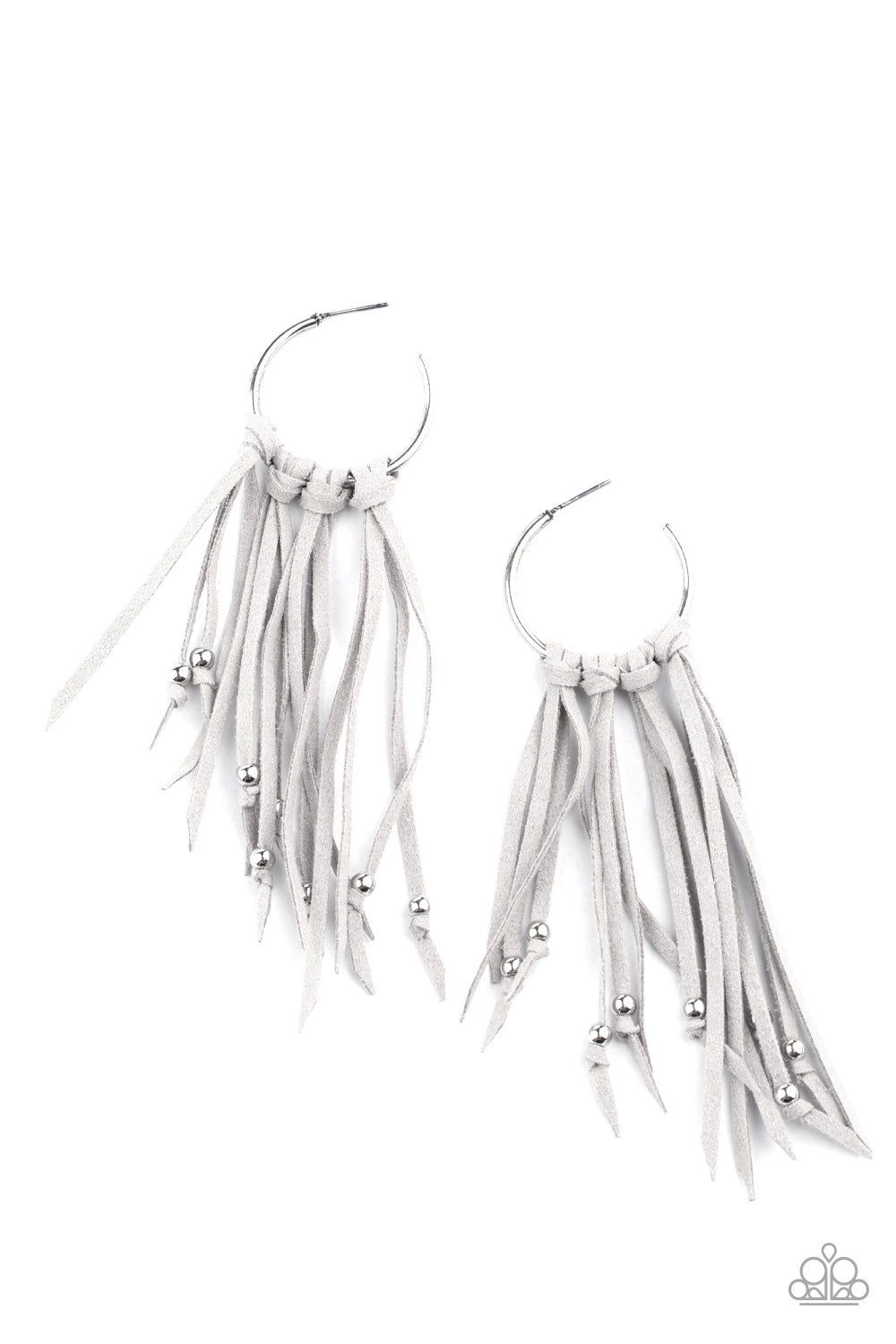 Paparazzi Earrings - No Place Like HOMESPUN - Silver