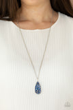 Paparazzi Necklace - Daily Dose of Sparkle - Blue