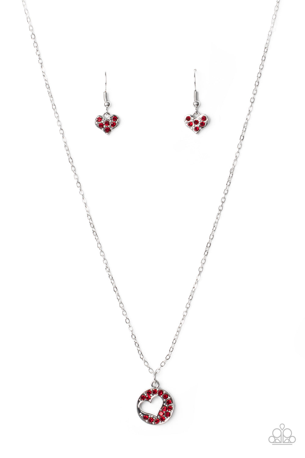 Paparazzi Necklace - Bare Your Heart - Red