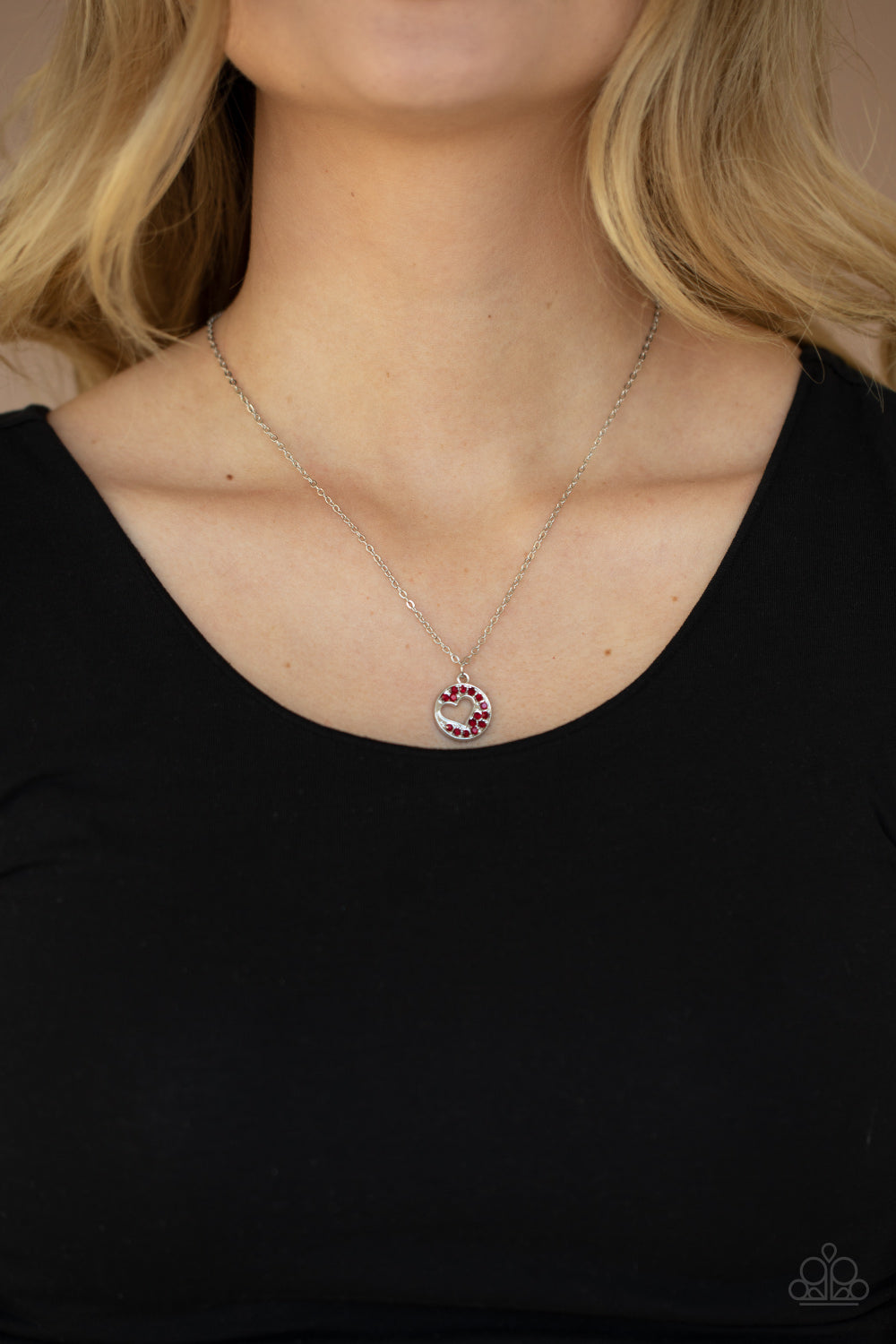 Paparazzi Necklace - Bare Your Heart - Red