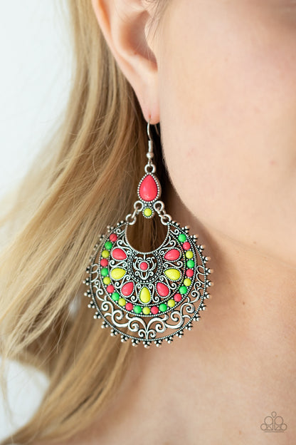 Paparazzi Earrings - Laguna Leisure - Multi