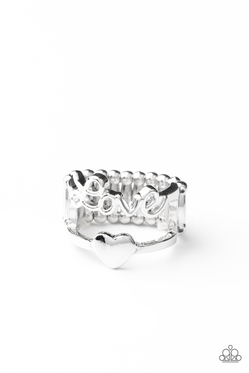 Paparazzi Ring - Heartstring from Harmony - Silver