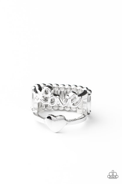 Paparazzi Ring - Heartstring from Harmony - Silver