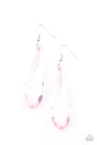 Paparazzi Earrings - Crystal Crowns - Pink