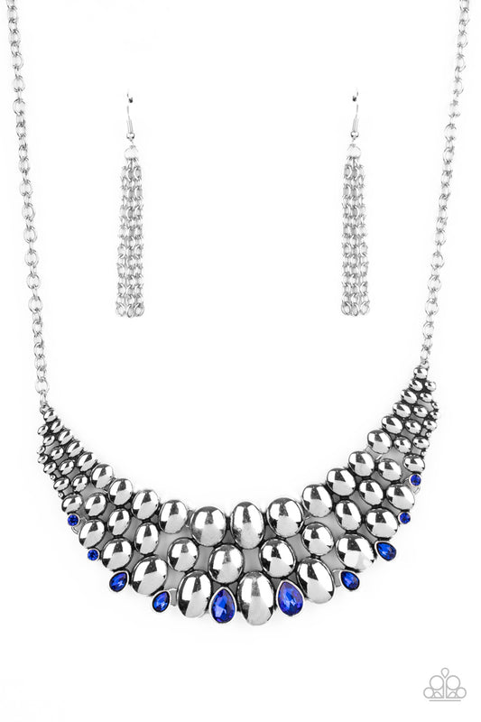 Paparazzi Necklace - Powerhouse Party - Blue