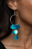 Paparazzi Earrings - Holographic Hype - Blue