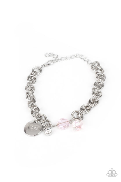 Paparazzi Bracelet - Lovable Luster - Pink