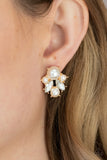 Paparazzi Earrings - Royal Reverie - Gold