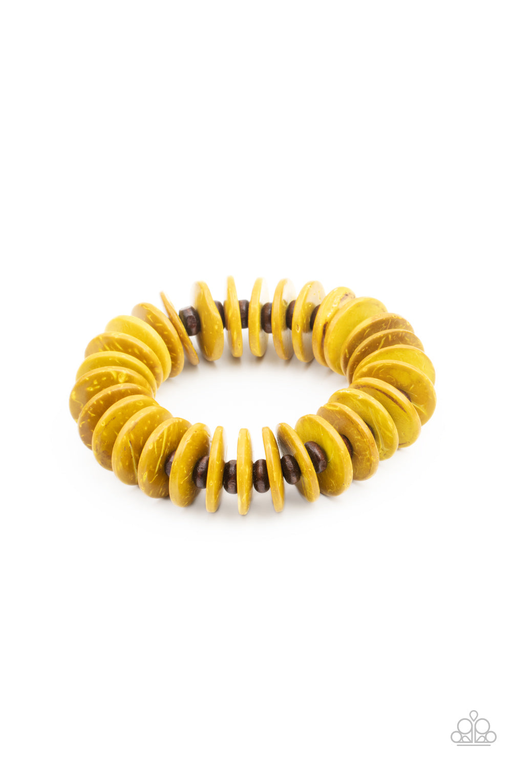 Paparazzi Bracelet - Caribbean Reefs - Yellow