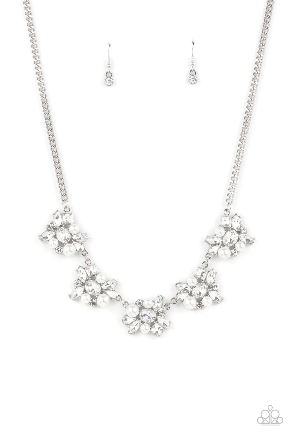 Paparazzi Necklace - HEIRESS of Them All - White