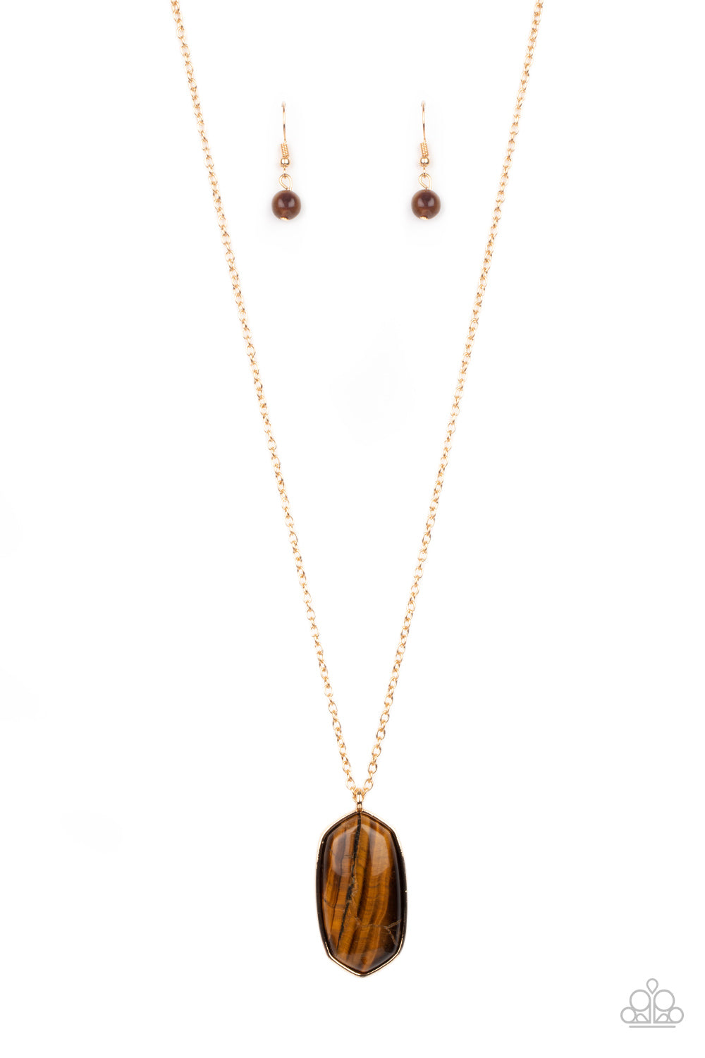 Paparazzi Necklace - Elemental Elegance - Brown