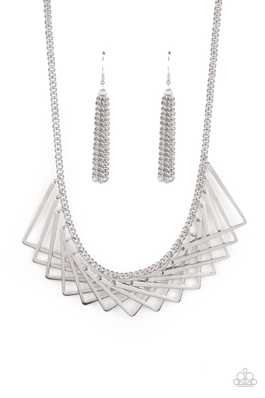 Paparazzi Necklace - Metro Mirage - Silver