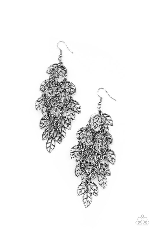 Paparazzi Earrings - The Shakedown - Silver