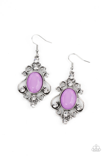 Paparazzi Earrings - Tour de Fairytale - Purple