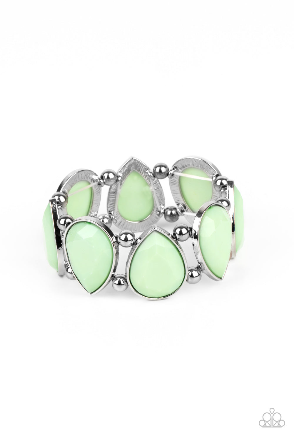 Paparazzi Bracelet - Flamboyant Tease - Green