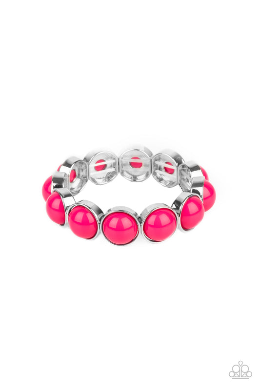 Paparazzi Bracelet - POP, Drop, and Roll - Pink