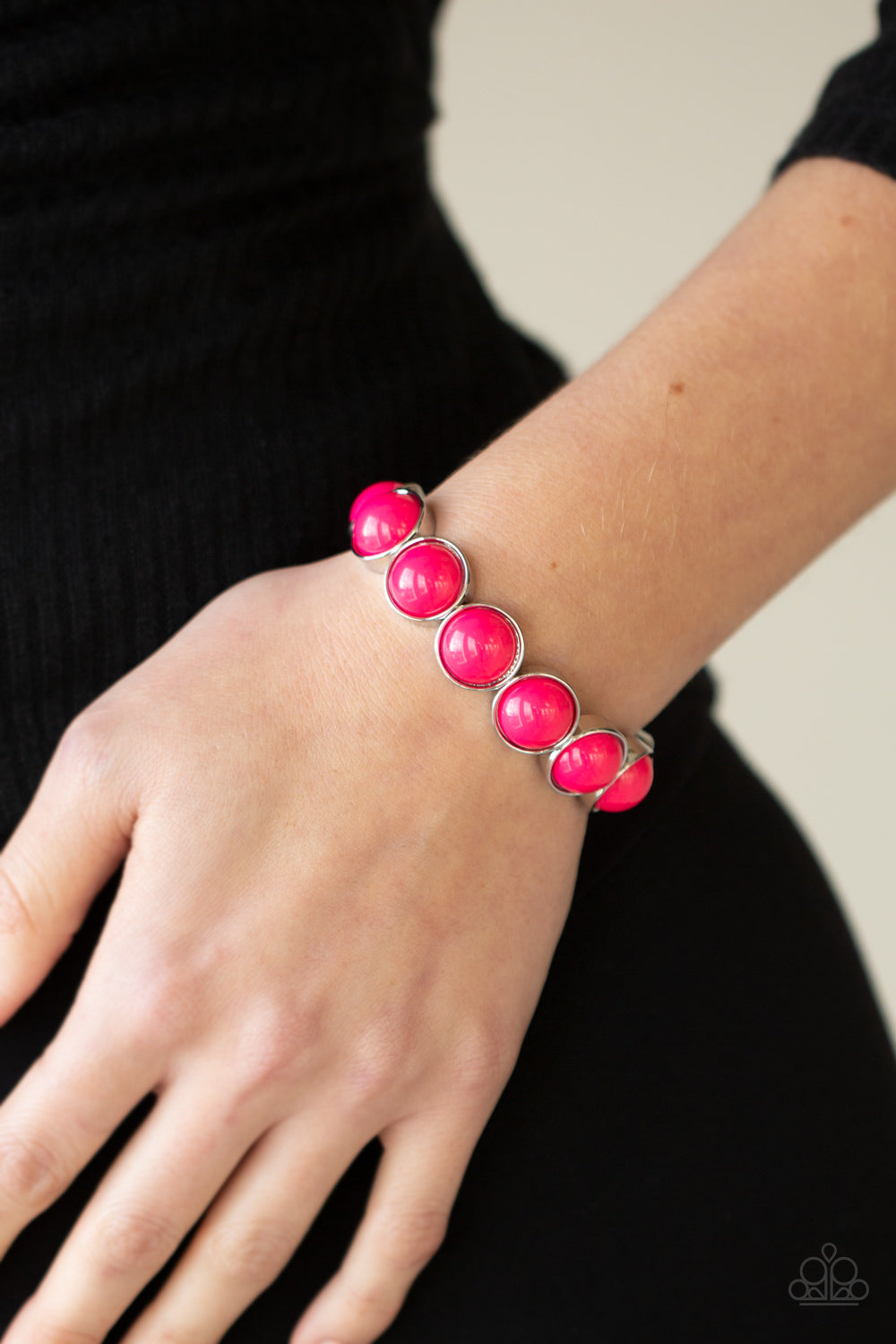 Paparazzi Bracelet - POP, Drop, and Roll - Pink