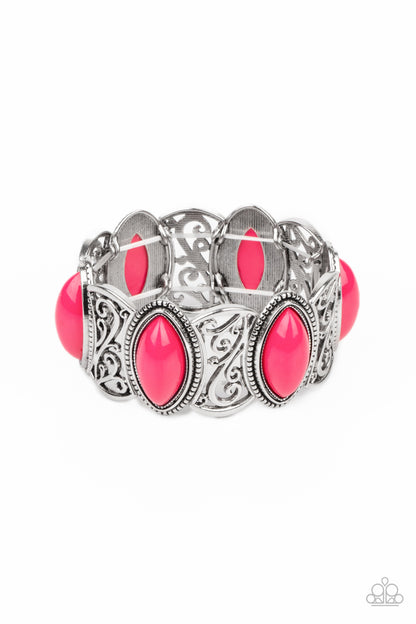 Paparazzi Bracelet - POP, Skip, and a Jump - Pink