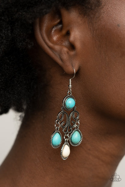 Paparazzi Earrings - Canyon Chandelier - Multi