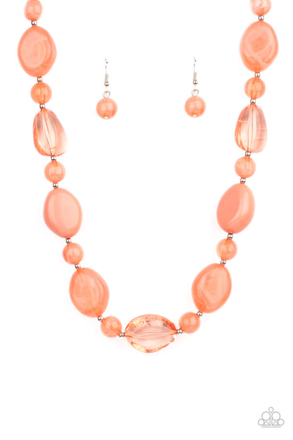 Paparazzi Necklace - Staycation Stunner - Orange