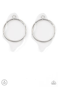 Paparazzi Earrings - Clear The Way! - White