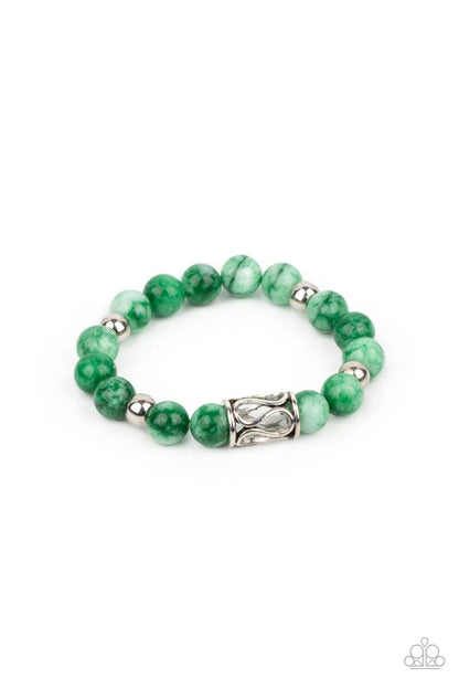 Paparazzi Bracelet - Soothes The Soul - Green