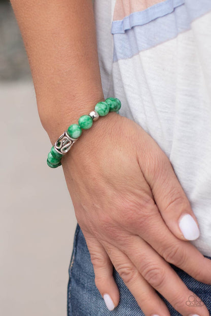 Paparazzi Bracelet - Soothes The Soul - Green