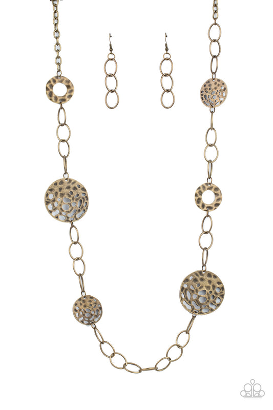 Paparazzi Necklace - HOLEY Relic - Brass