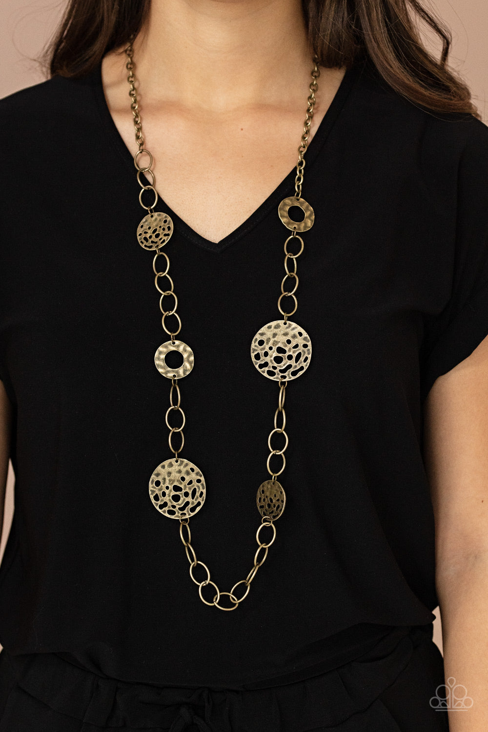 Paparazzi Necklace - HOLEY Relic - Brass