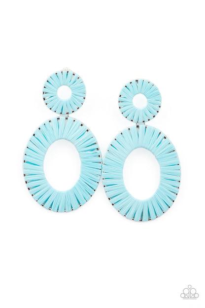 Paparazzi Earrings - Foxy Flamenco - Blue