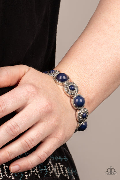 Paparazzi Bracelet - Garden Flair - Blue