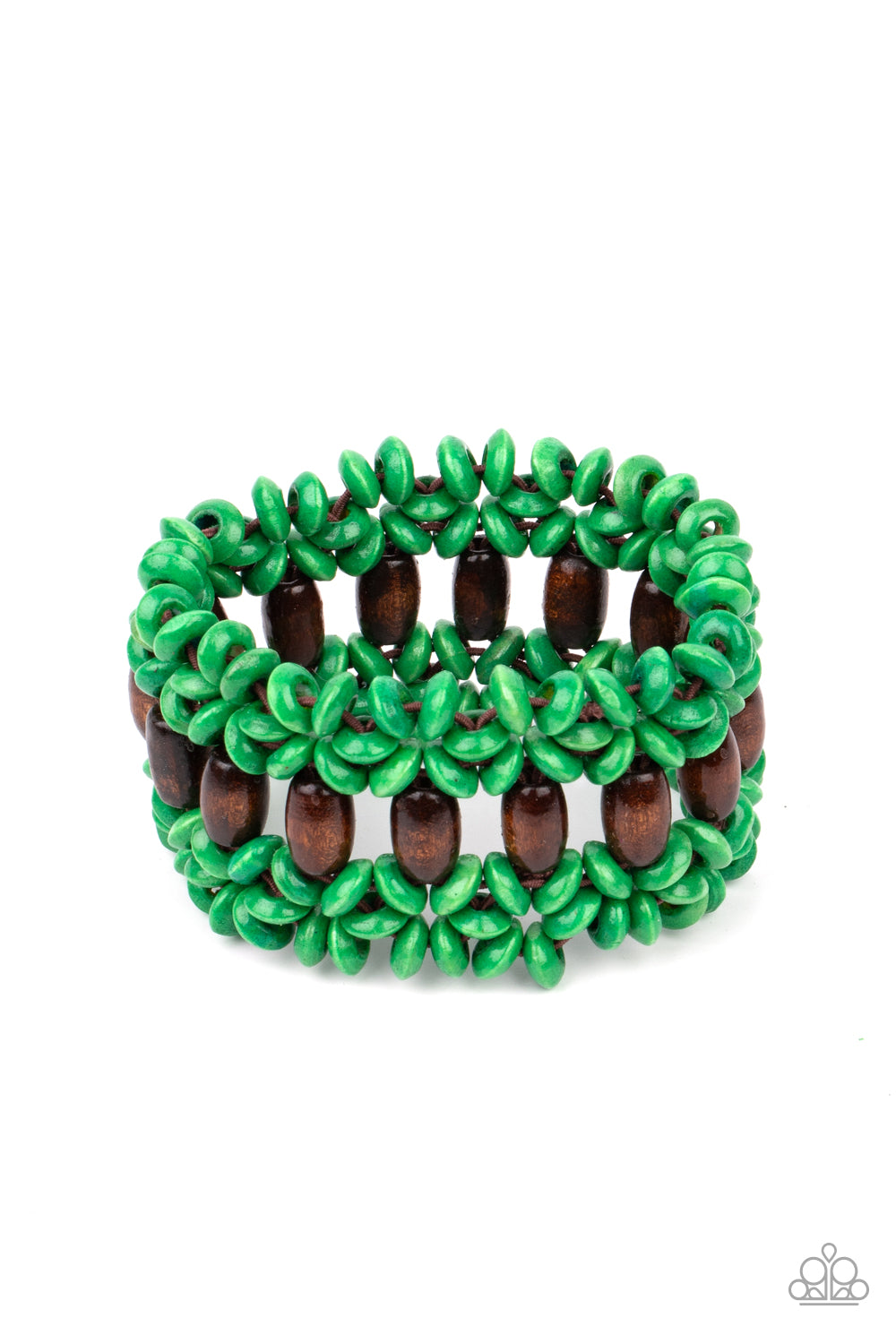 Paparazzi Bracelet - Bali Beach Retreat - Green