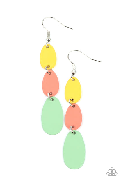 Paparazzi Earrings - Rainbow Drops - Multi