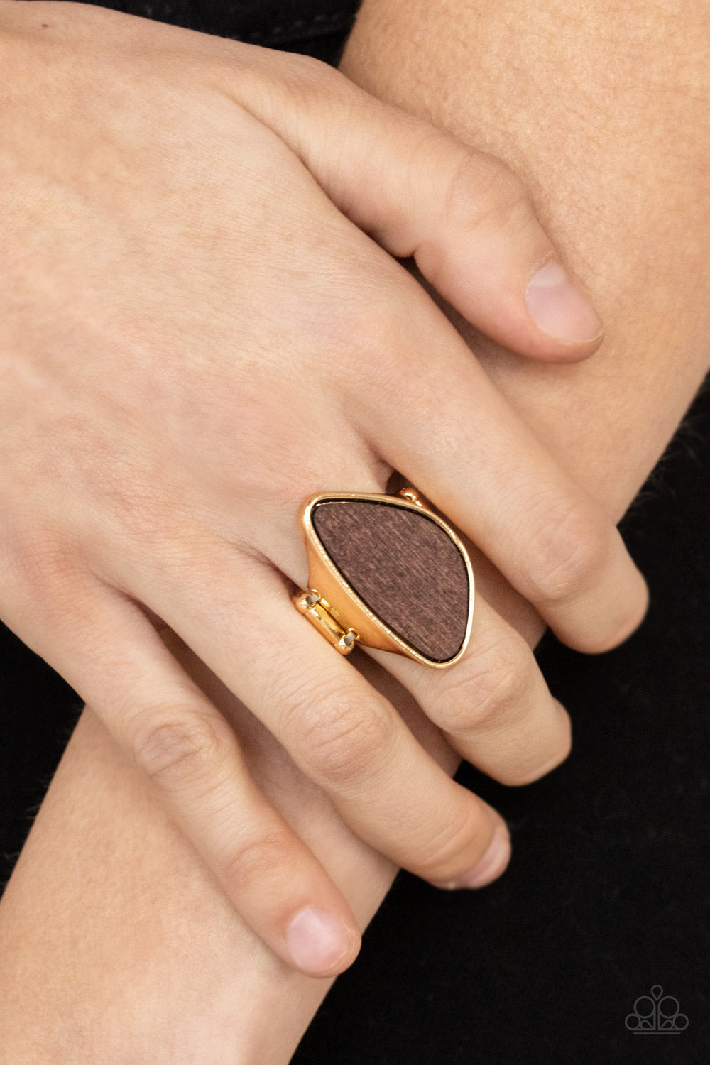 Paparazzi Ring - Perfectly Petrified - Gold